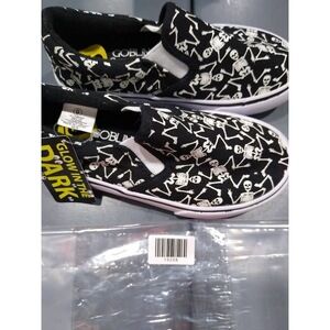 GOBLIN & GHOUL Toddler Boys Girls Skeleton Print Shoes 9